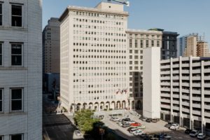 The Star, a residential redevelopment of the historic Texaco building, has open in downtown Houston. Photo credit: Max Burkhalter.